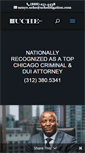 Mobile Screenshot of criminaldefenseattorneyinchicago.com